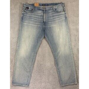 NWT Polo Ralph Lauren 46B x 32 Varick Slim Straight Stretch Denim Blue Jeans